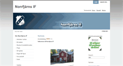 Desktop Screenshot of norrfjarnsif.se